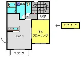 アブニールトモエ【201号室】の間取り