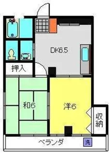 KKビル【202号室】の間取り