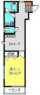 三田レジデンス阪東橋【204号室】の間取り