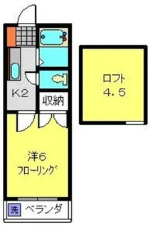 第5GMコーポ【F号室】の間取り