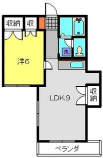 アミューズ磯子壱番館【102号室】の間取り