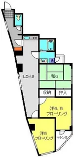 ストーク伊勢佐木7番館【405号室】の間取り