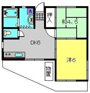 エスポワール【1階】の間取り