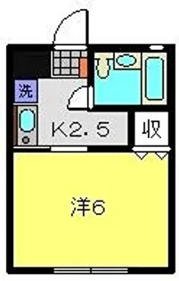 ハイツ荒澤【2階】の間取り