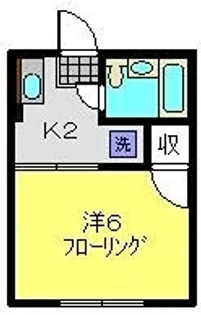 1Kの間取り画像