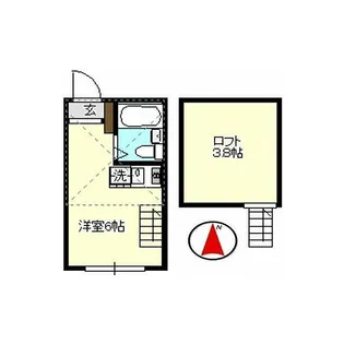 神奈川県横浜市南区六ツ川2丁目【アパート】の間取り