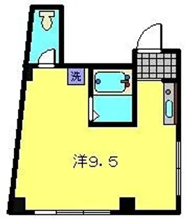 九電ビル【301号室】の間取り