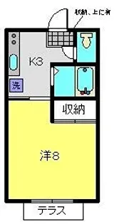 ハイム帰帆【103号室】の間取り