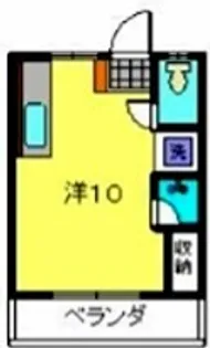 グリーンリーブスアサバ【2階】の間取り