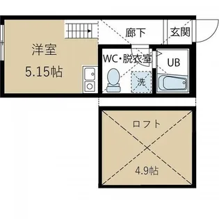 WITHPLACE大岡(ウィズプレイスオオオカ)【2階】の間取り