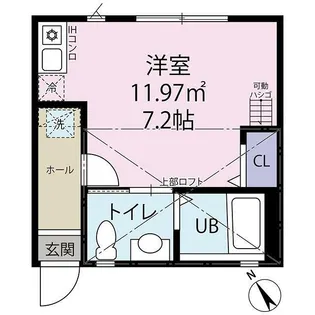 ベルビュー上大岡【103号室】の間取り