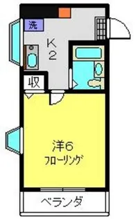 コパーズアプト港南VIパートII【1階】の間取り