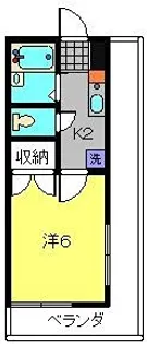 ルミナスナガセ【2階】の間取り