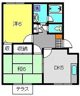 ガーデンハウス元町【103号室】の間取り