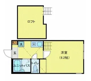 ラフィネ弘明寺【2階】の間取り