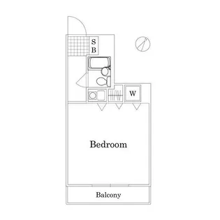 ビッグヴァンステイツ伊勢佐木南【101号室】の間取り