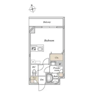 1Kの間取り画像