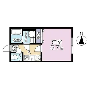 ウィンドヒル横浜(ウィンドヒルヨコハマ)【2階】の間取り
