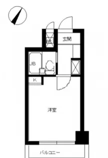 1Rの間取り画像