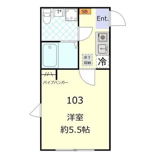 アビターレ杉田(アビターレスギタ)【103号室】の間取り