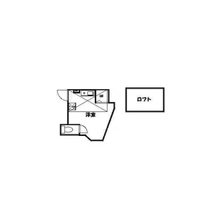 ユナイト黄金町ヴァランス【2階】の間取り