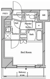 ラフィスタ横浜阪東橋I【2階】の間取り