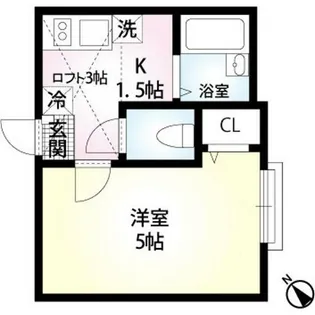 メゾンエルレーブ【2階】の間取り
