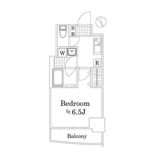ラフィスタ横浜黄金町【504号室】の間取り