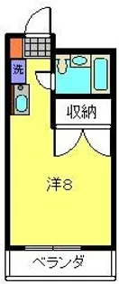 藤テラス【406号室】の間取り