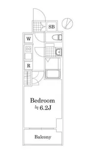 GENOVIA阪東橋IIskygarden【7階】の間取り