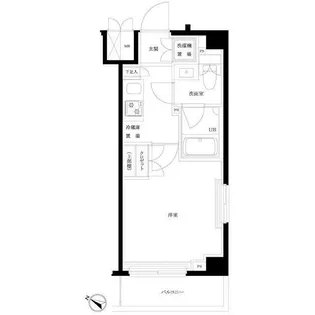 ルーブル横濱南太田弐番館(ルーブルヨコハマミナミオオタニバン【3階】の間取り