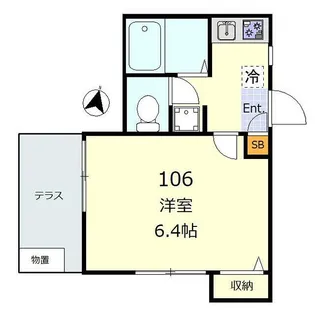 パシフィックヒルズ(パシフィックヒルズ)【1階】の間取り