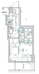 ラフィスタ横浜蒔田II【3階】の間取り