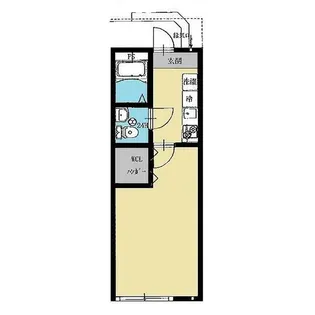 フォレスタ港南中央【101号室】の間取り