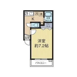 ヒルサイド阪東橋(ヒルサイドバンドウバシ)【1階】の間取り