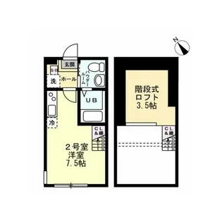 フェリース横濱南太田【102号室】の間取り