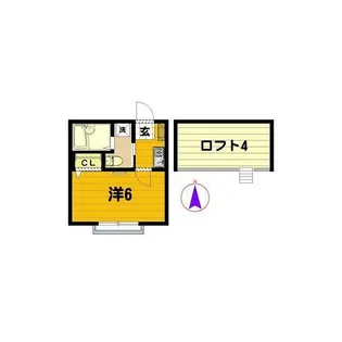 PRUNUS南太田(ミナミオオタ)【2階】の間取り