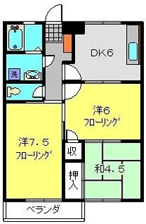 プレアデス【1B号室】の間取り