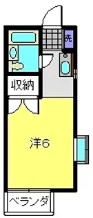 ビラコートあいかわ【101号室】の間取り