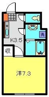 ラ・プラージュII【104号室】の間取り