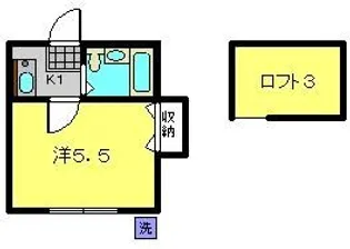 レオパレス金沢文庫第3【103号室】の間取り