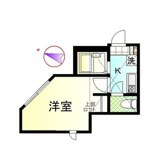 ポラリス富岡【1階】の間取り