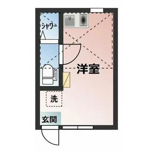 追浜パルマーニャ【202号室】の間取り