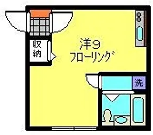 ブルーメゾン石川町【102号室】の間取り