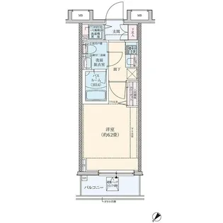 ロアール横浜南参番館【404号室】の間取り