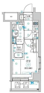 セジョリ横浜WESTII【5階】の間取り