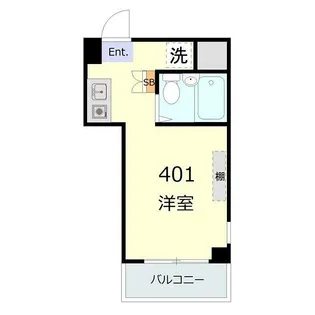 アドリーム吉野町(アドリームヨシノチョウ)【401号室】の間取り