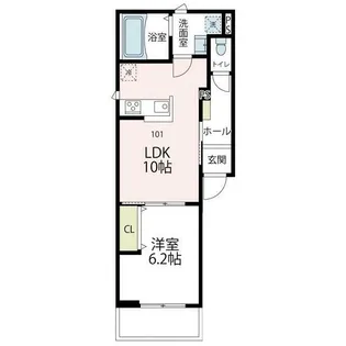 シエロ ヨコハマ(Cielo yokohama)(シエロヨコ【1階】の間取り