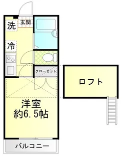 コルモ上大岡【2階】の間取り