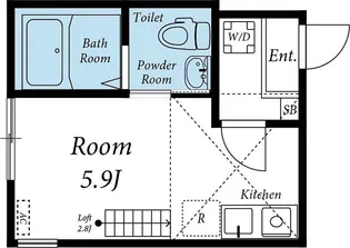 ホルスリッジ【2階】の間取り